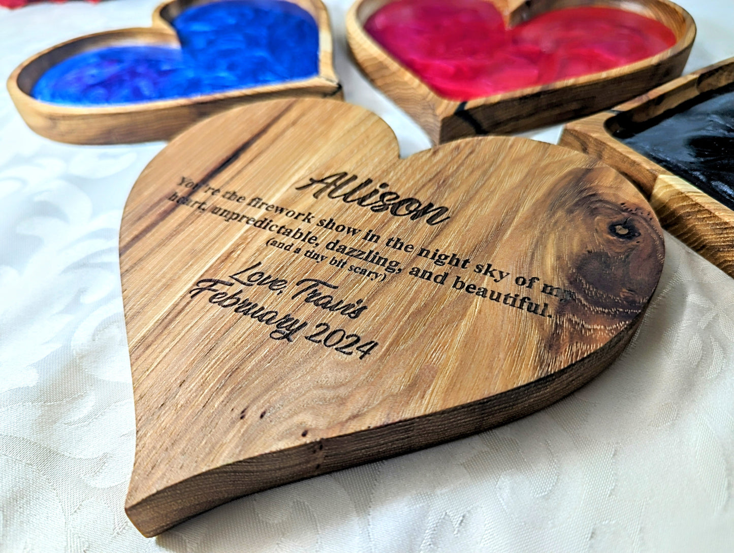 Heart Tray - Premium Epoxy