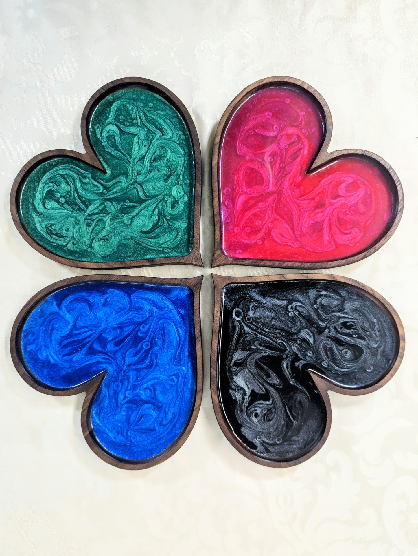 Heart Tray - Premium Epoxy