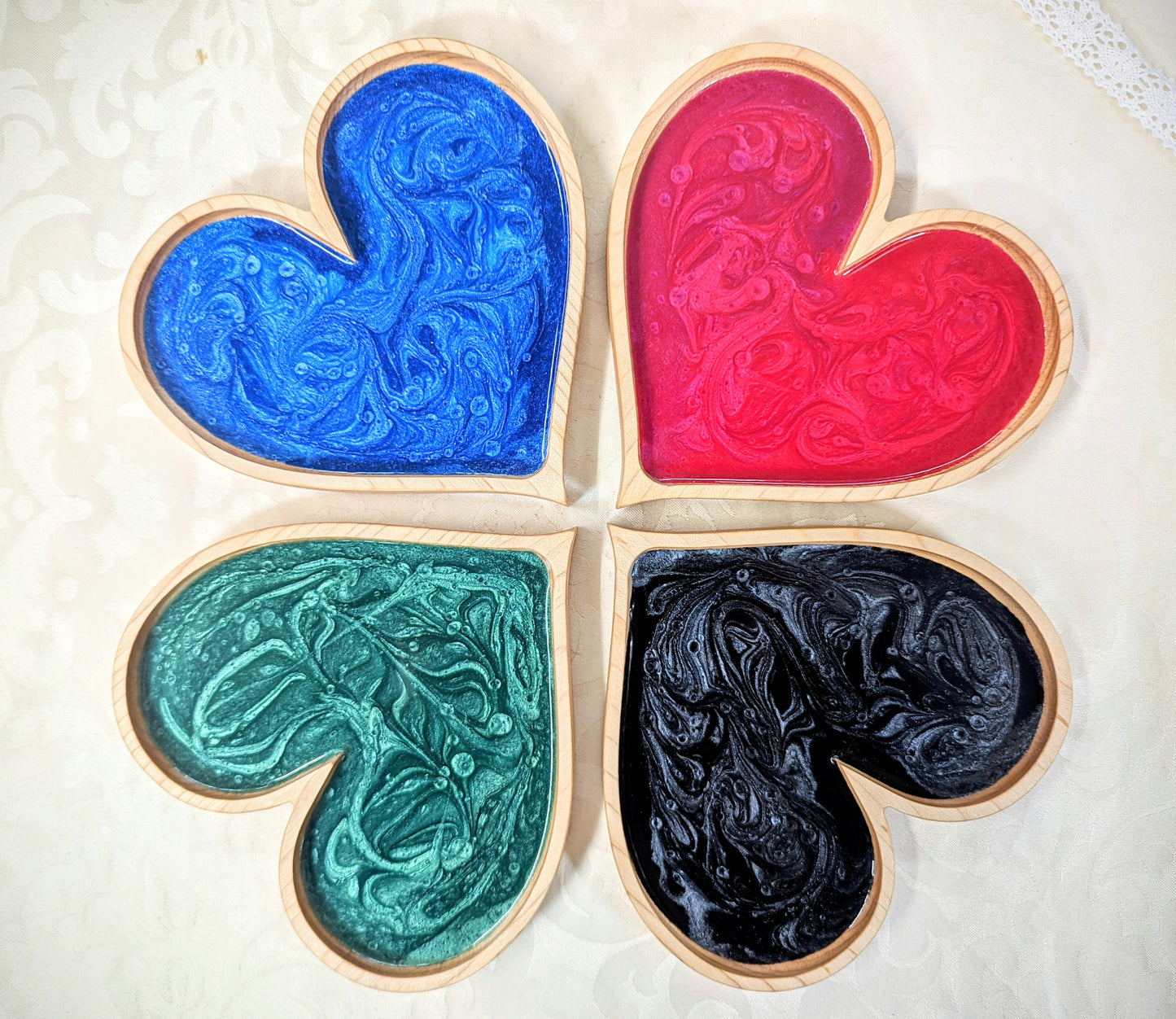 Heart Tray - Premium Epoxy