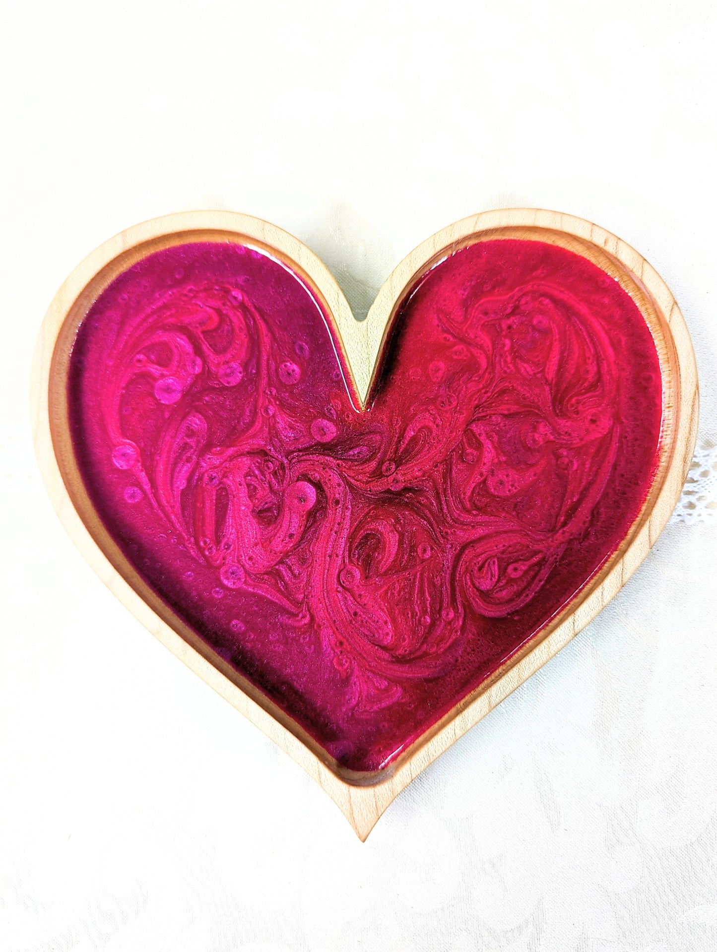 Heart Tray - Premium Epoxy