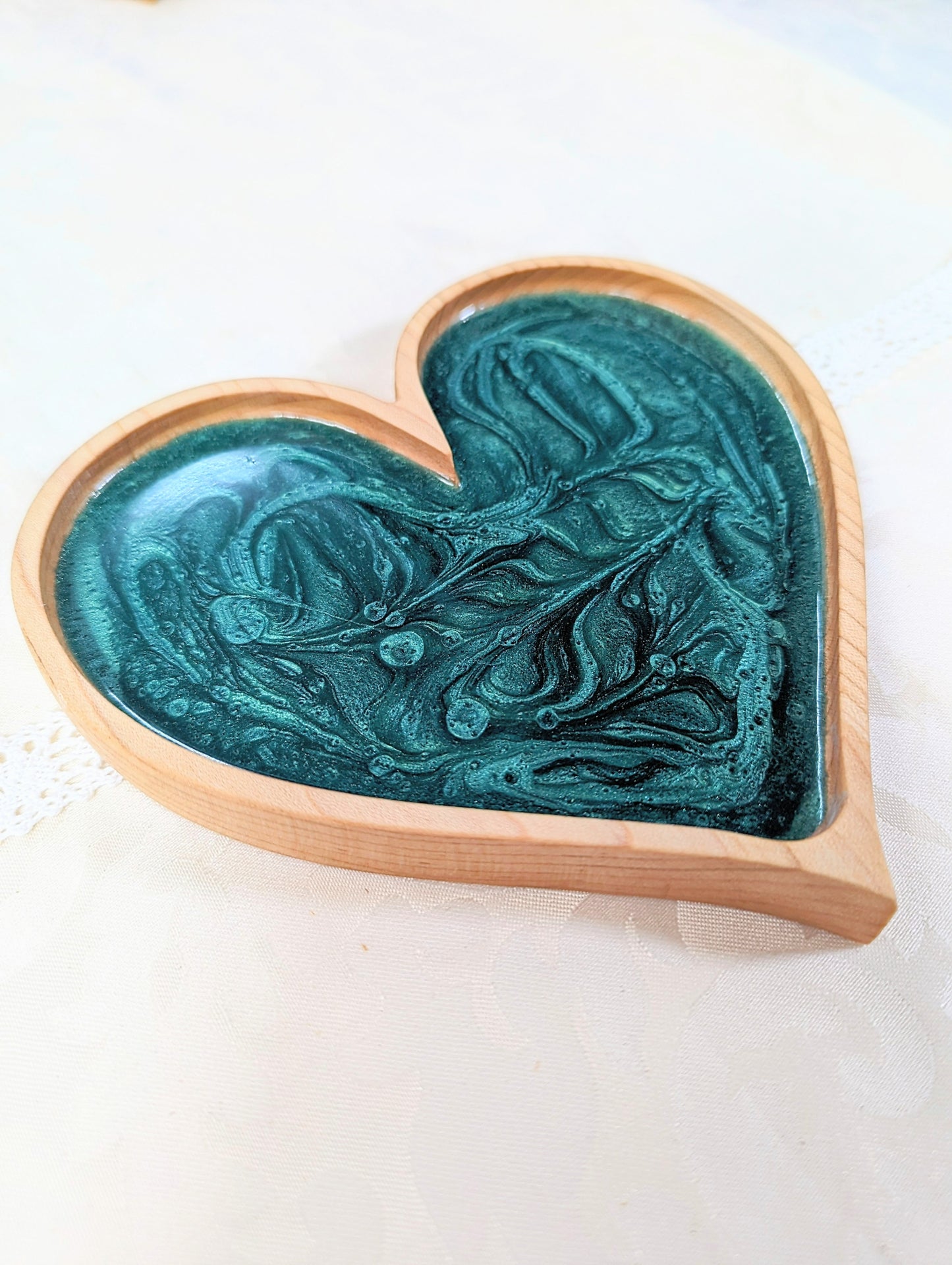 Heart Tray - Premium Epoxy