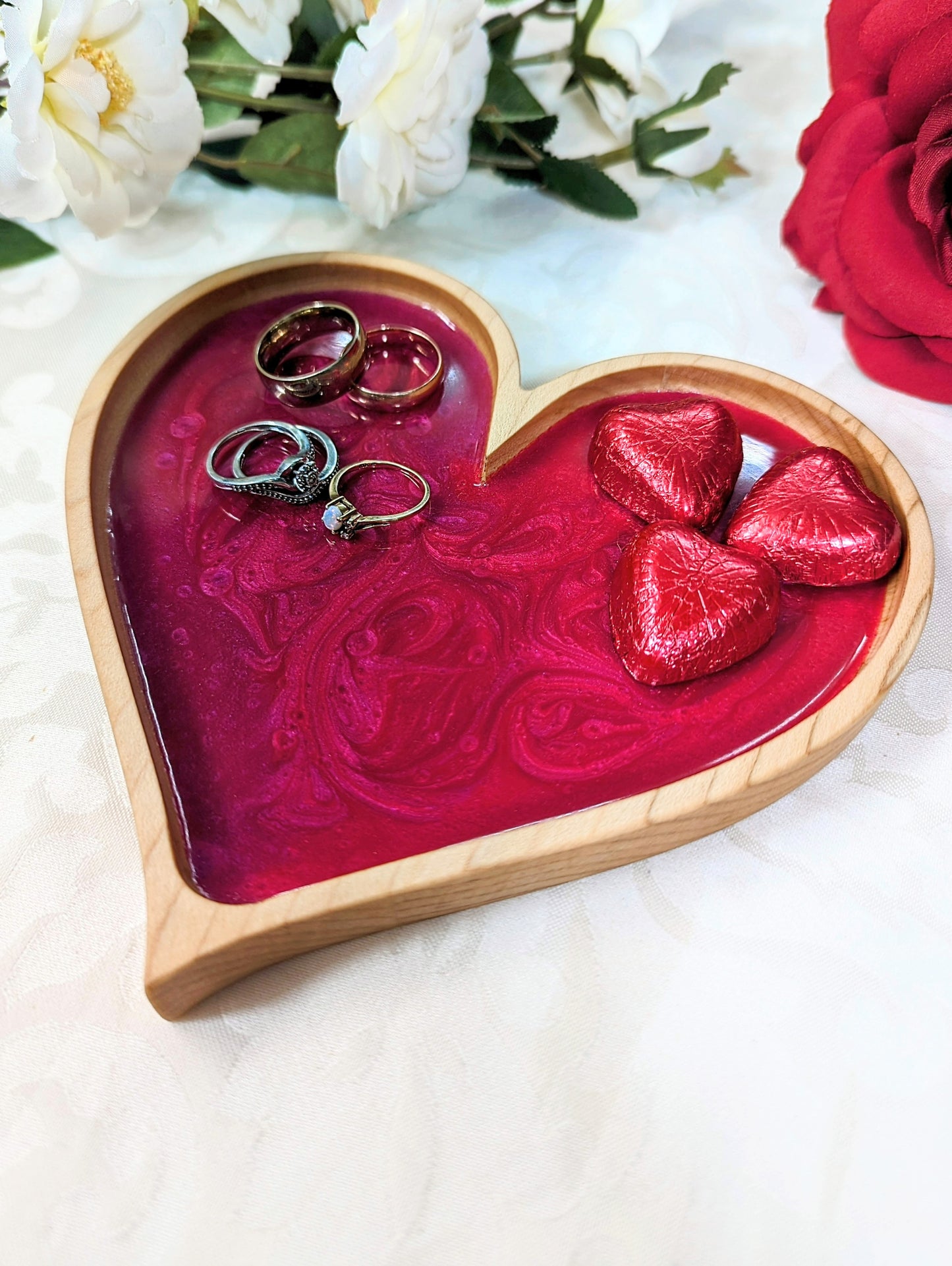 Heart Tray - Premium Epoxy