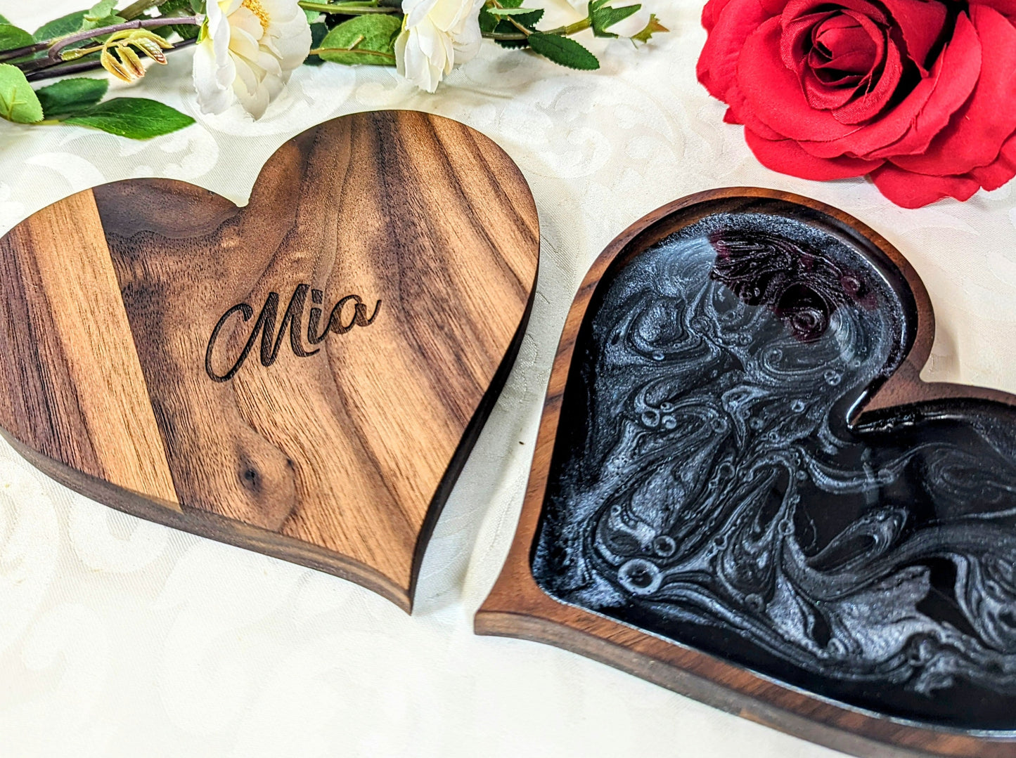 Heart Tray - Premium Epoxy