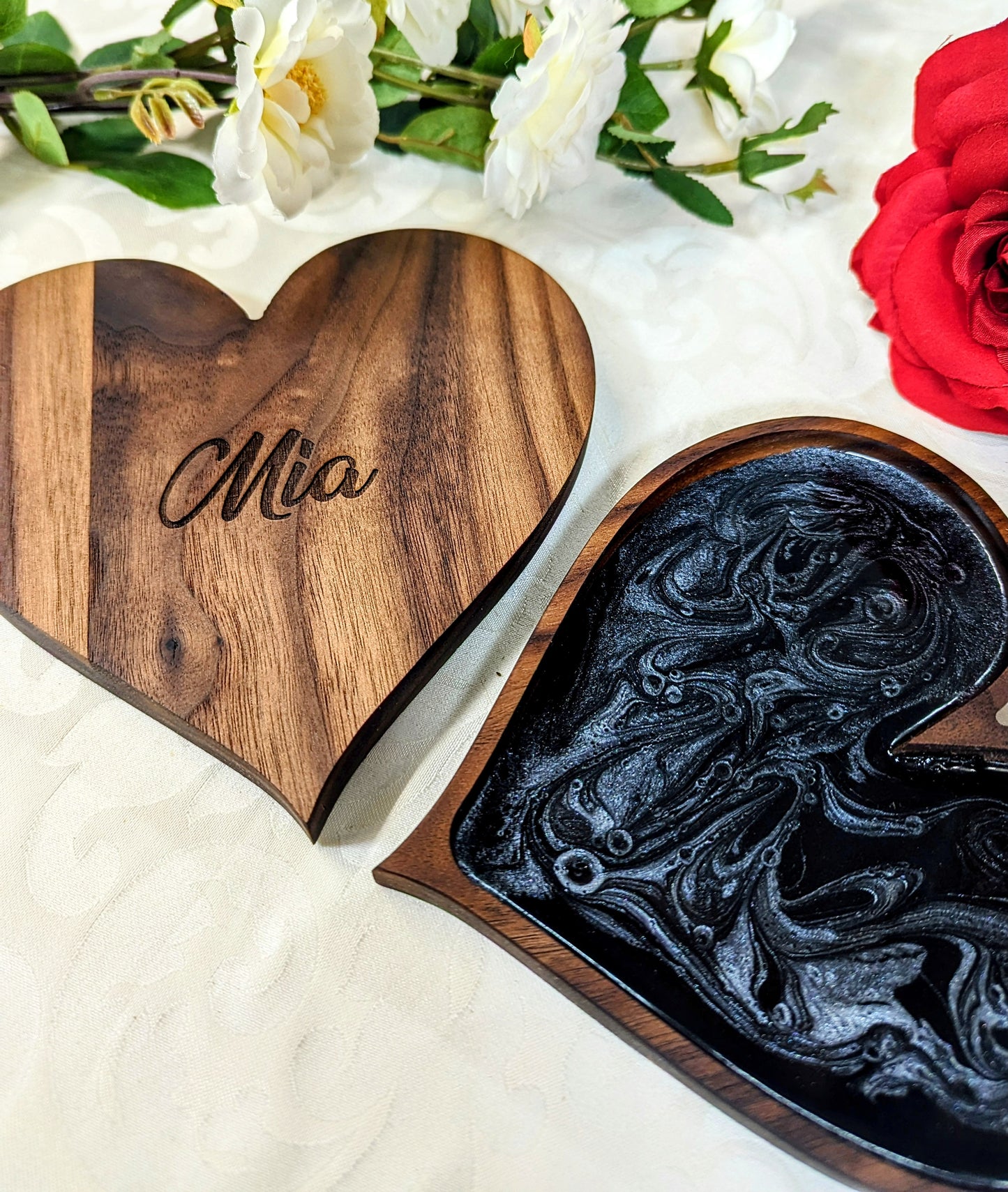 Heart Tray - Premium Epoxy