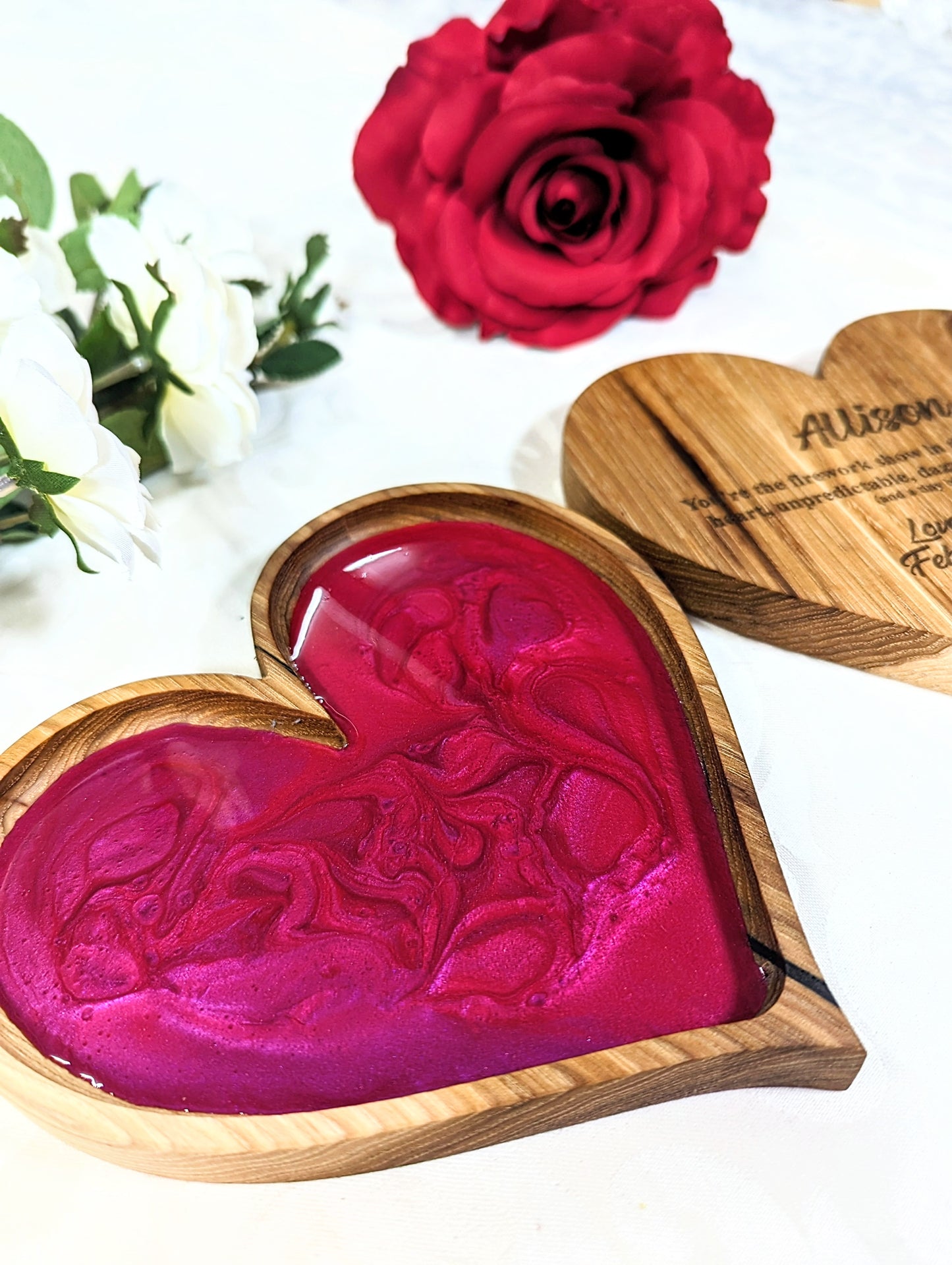 Heart Tray - Premium Epoxy