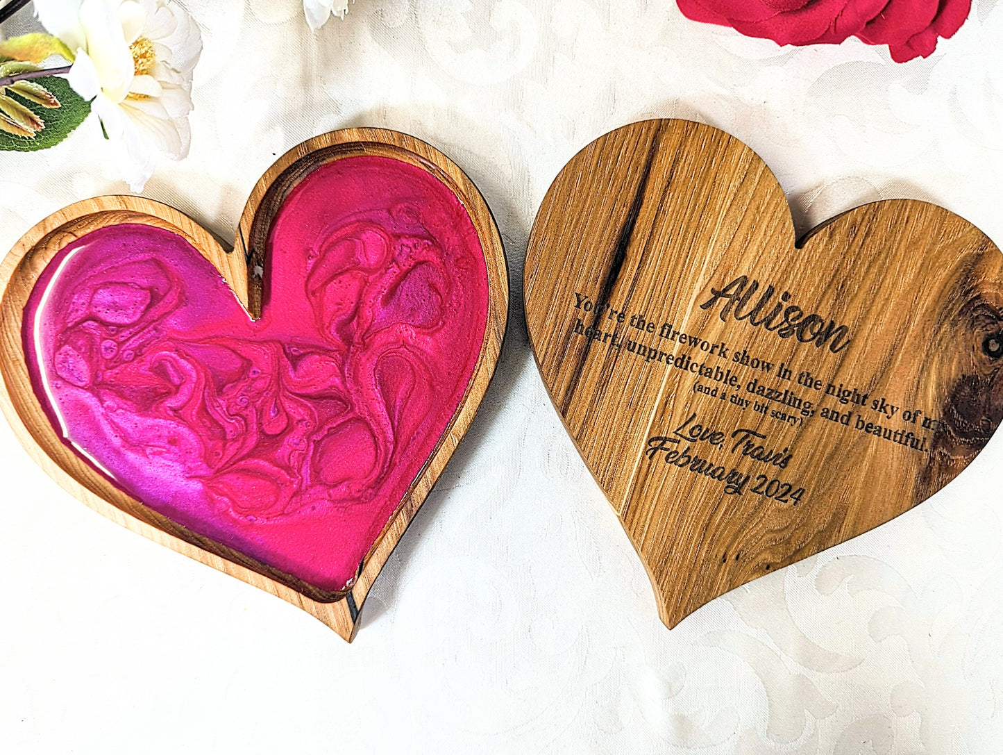 Heart Tray - Premium Epoxy