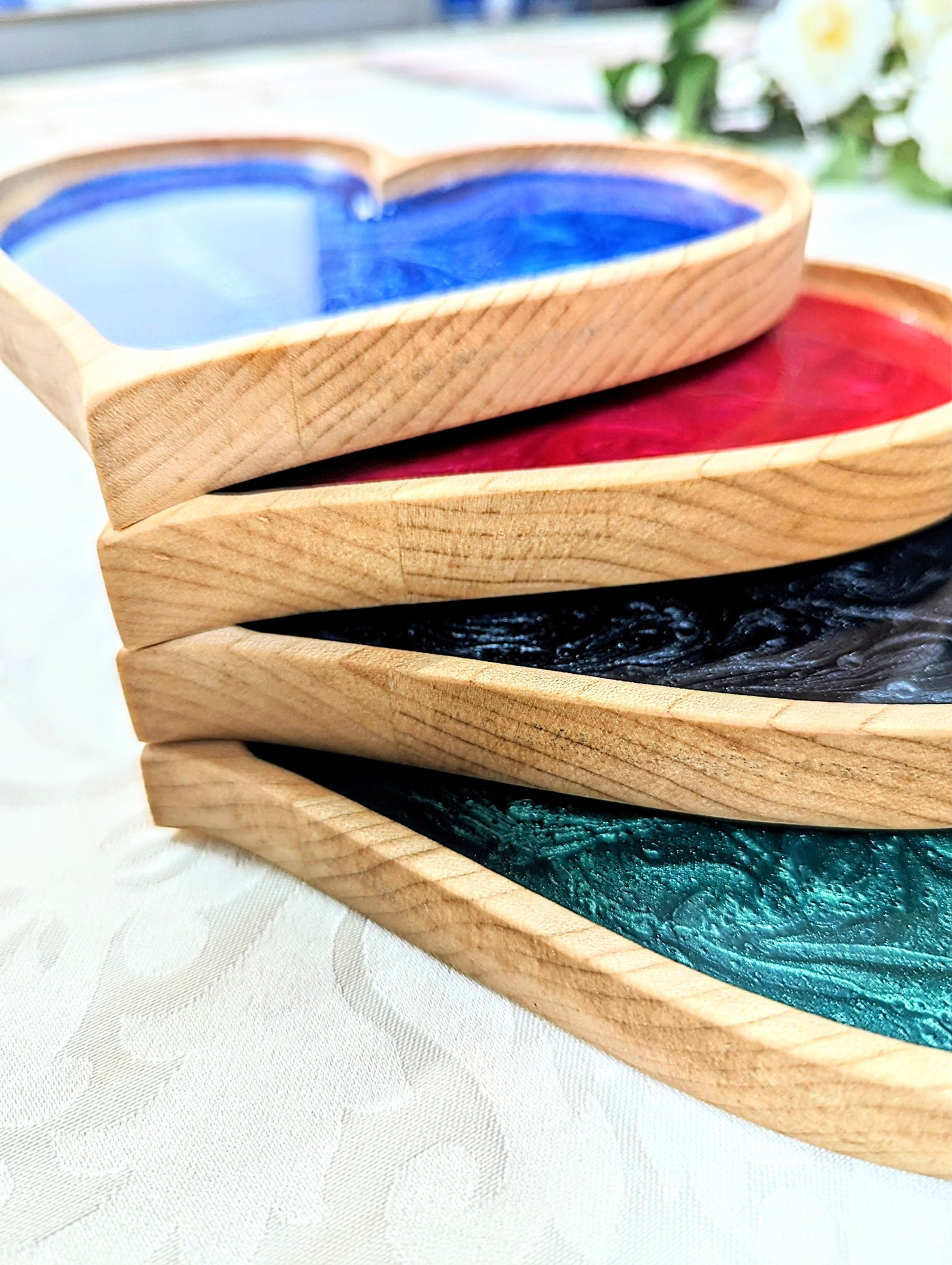 Heart Tray - Premium Epoxy