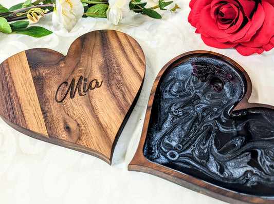 Heart Tray - Premium Epoxy